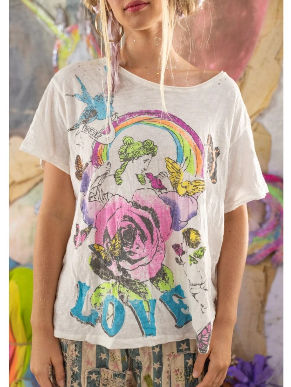 Magnolia Pearl NWTs Love Poets Tee Shirt - Picture 2 of 6
